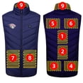 thumbnail image 2 of guisaled Heated Vest for Men Women 4 Heating Zones Rechargeable Heated Vest 2024 Winter Full Zip Lightweight Warm Quilted Jackets Clearance $5, 2 of 3