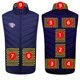 thumbnail image 1 of Usb Bloque de Carga, Cremallera Unisex Control Único 2 Zona de Calefacción de Algodón Chaqueta, Caliente Chaqueta de Vestido para Hombre, 1 of 3
