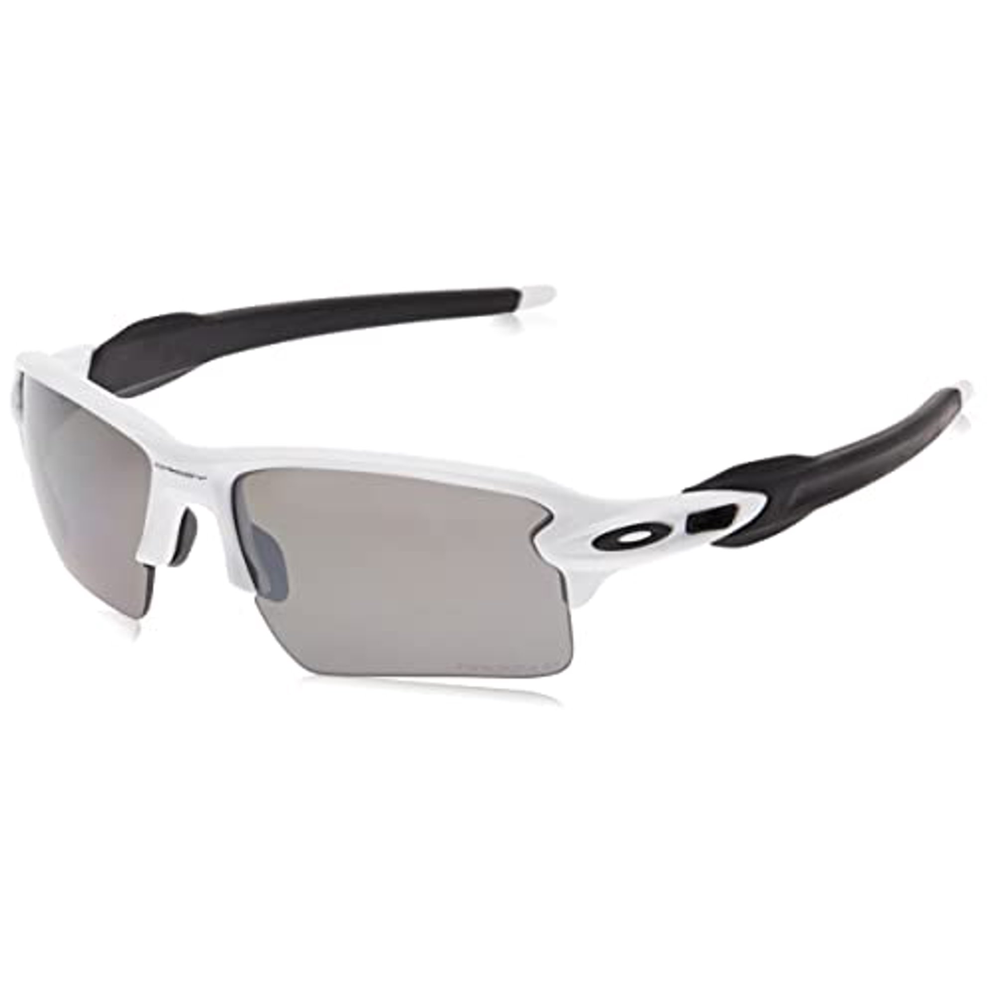 Oakley Mens OO9188 Flak  XL Rectangular Sunglasses, Polished White w  Black/Prizm Black Polarized, 59 mm | Walmart Canada