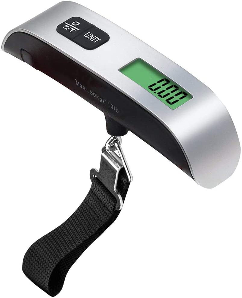 Luggage Scale, 50kg Digital LCD Luggage Weigh Scale Electronic Hanging