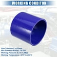 thumbnail image 4 of Unique Bargains 100mm 3.94" Long Universal Car Straight Silicone Coupler Turbo Pipe Replacement Blue, 4 of 6