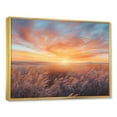 thumbnail image 2 of Designart "Sunrise Tranquility In The Prairies" Prairies Floater Framed Wall Art Prints, 2 of 5