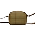 thumbnail image 3 of Pre-Owned Burberrys Nova Check Shadow Horse Logo Leather Canvas Shoulder Bag Khaki... (Good), 3 of 9