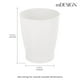 thumbnail image 3 of Bote de basura mDesign Fyfe Collection, 4,73 L, plástico, color blanco, 3 of 4