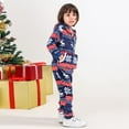 thumbnail image 5 of GYRATEDREAM Matching Christmas Pajamas for Family, Holiday PJs Hooded One-Piece PJS Family Jumpsuit Vacation Deer Loungewear, 5 of 11