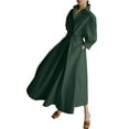 thumbnail image 6 of ZANZEA Women Buttons Long Sleeve Dress High Waist Casual Long Shirt Dress, 6 of 6