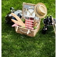 thumbnail image 7 of Red Gingham Checkered 12 Pack Premium Disposable Plastic Picnic Tablecloth 54 Inch. x 108 Inch. Rectangle Table Cover By Grandipity, 7 of 7