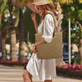 thumbnail image 2 of Kukuzhu Women Large Straw Beach Bag Handmade Woven Shoulder Bags Hobo Tote Handbag Purse for Summer, 2 of 6