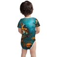 thumbnail image 2 of Rocae Elegant Butterfly And Flowers for Baby Cotton Short-Sleeve Bodysuits for Unisex Onesies Bodysuit-3 Months, 2 of 7