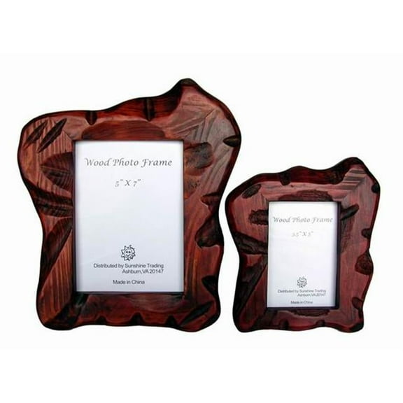 Sunshine Trading  Handmade Wood Photo Frame - 3.5 x 5 Inch