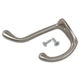 thumbnail image 3 of GlideRite 3 in. Large Double Wall Coat Hooks,Satin Nickel, Pack of 5, 3 of 4