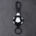 thumbnail image 4 of Easy-to-pull Buckle Rope Keychain Retractable Ring Anti Lost (Black White), 4 of 10