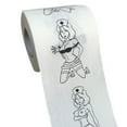 thumbnail image 1 of Roll Toilet Paper Cute Cartoon Pattern Print Bathroom Tissue for Home Office Hotel, 1 of 5