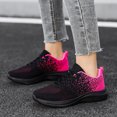 thumbnail image 2 of SZXZYGS Sneakers for Women Women Sports Shoes Fashionable New Pattern Color Blocking Mesh Breathable Lace up Flat Comfortable Running Shoes, 2 of 5