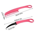 thumbnail image 2 of Stainless Steel Portable Comb Knife | Dual-Use Comb with Built-In Blade | Durable Multifunction Travel Tool | Easy to Clean | Outdoor Utility | 1 Piece | Compact Size, 2 of 6
