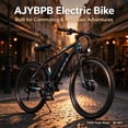 thumbnail image 3 of 750W 20MPH Electric Bike for Adults,45 Miles Commuting E Mountain Bike with 576Wh Removable Battery,7-Speed, 26" High-Level Appearance Ebike,UL 2849, 3 of 8