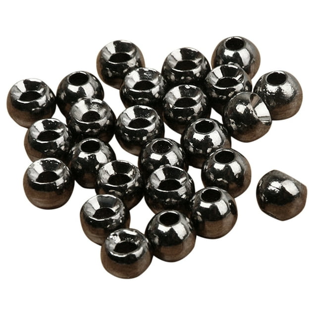 De Atado De Mosca Ranuradas De Tungsteno De 25 Piezas De De Ninfa 2.4 / 3.3 / 4 / 4.6mm Oro / Negro DYNWAVEMX La mosca que ata