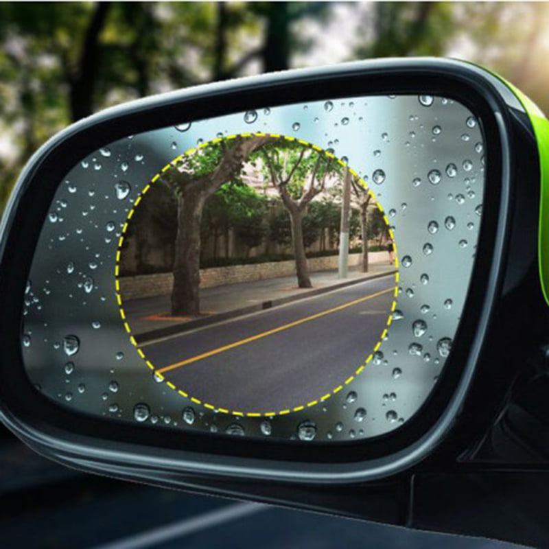 2PCS Car Mirror Window Clear Film Anti Dazzle Car Rearview Mirror Protective Fil 