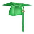 thumbnail image 5 of Shiny Green Graduation Cap  Tassel, 5 of 7