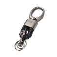 thumbnail image 2 of Creative Horseshoe Buckle Braided Faux Leather Men‘s Keychain Key Ring Gift, 2 of 8
