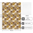 thumbnail image 2 of 2 Pcs Funny Kitchen Towels,Brown Checker Sunflower Pattern Microfiber Dish Towels,Kitchen Tea Towels,Kitchen Towel Set (18" X 26"), 2 of 7