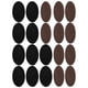 thumbnail image 5 of 10 pares de parches de hierro flocado adhesivo manga ovalada codo rodilla tela reparación DIY decoración (5 pares de negro 5 pares de café), 5 of 5