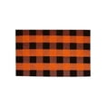 thumbnail image 3 of Checkerboard Rug,Porch Rug,Checkered Rug,Plaid Outdoor Rugs,Soft Machine Washable Cotton Woven Welcome Mat Area Rugs for Home Decor, Bedroom(Brown 31.5*20IN), 3 of 9
