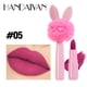 thumbnail image 1 of Barra de labios Mini Rabbits Hair de 5 colores, acabado mate aterciopelado, brillo de labios, 1 of 1