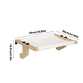 thumbnail image 5 of AOOOWER Space Saving Cats Hammock Bed With Detachable Cover For Small Cats Sun Bath Rest, 5 of 14