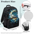 thumbnail image 7 of Aplkyhs Moon Panda Flower School Backpack for Boys Girls Ages 6-18 Large Capacity Multi Compartment Ergonomic Padded Adjustable Straps for Elementary Middle High School Daily Use, 7 of 7