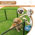 thumbnail image 5 of Bestpet Dog Playpen, 40 Inch Height 12 Panels Exercise Pen with Door, Indoor Outdoor Fence for Medium Large Pets, RV Camping Yard Black, 5 of 12