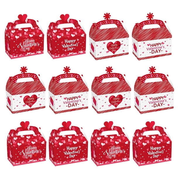 12 Piezas Cajas para Aperitivos Cajas de Dulces Cajas de Galletas Cajas de Regalo Hechas de Cartón Reutilizable Apto para Fiestas Regalos Decoración