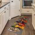 thumbnail image 4 of DOLITY 1pc Comfort Kitchen Mat Absorbent Runner Rug for Home Office Kitchen Laundry Floor Entryway Dining Room Machine Washable Carpet Bedroom Decor D 60x180cm, 4 of 9