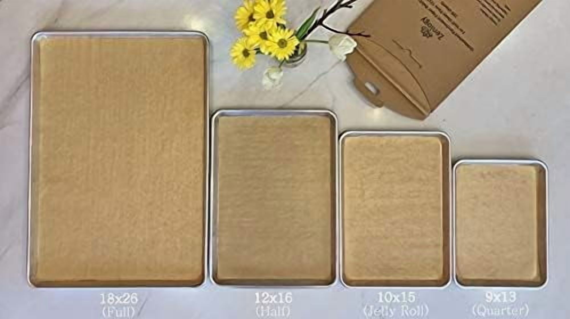 18x26 (500 Sheets) Large Unbleached Parchment Paper Liners