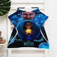 thumbnail image 3 of Wish Movie Boys and Girls Hooded Poncho Towels, Soft & Absorbent Microfiber Beach Towel, Swimming Pool Changing Robe Bathrobe Bath Towel, 3 of 6