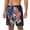 Black, variant on Largemouth Bass Fish in USA pattern Mens Swim Trunks with Compression Liner Stretch Beach Shorts Quick Dry with Zipper Pockets No-Chafing Board Shorts-Small