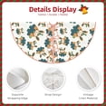 thumbnail image 3 of Bingfone Christmas Tree Skirt Mat Christmas Decoration Interior 36" -Cute Bunny, 3 of 6