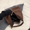 thumbnail image 4 of Bolso Hombro Gamuza Sintética para Mujer Mano Vintage Al Aire Libre (café), 4 of 8