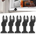 thumbnail image 4 of Universal Oscillating Multitools, Longer Wavy Sawtooth Durable 5Pcs Oscillating Multitool Blade Wear Resistant Rust Prevention  For Ceramic Tiles 44mm High Carbon Steel, 4 of 8