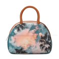 thumbnail image 3 of Jungle Leaves Lunch Bag, Insulated Cooler Tote with Tropical Plant Print, Ideal for Office, Picnic, and Vacation Use, 3 of 4