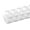 Clear, variant on COMB0304-WH - 19 Ring Plastic Comb Binding Spines for 150 Sheet Capacity - 3/4 inch (20mm) x 11in - White - 100/Bx