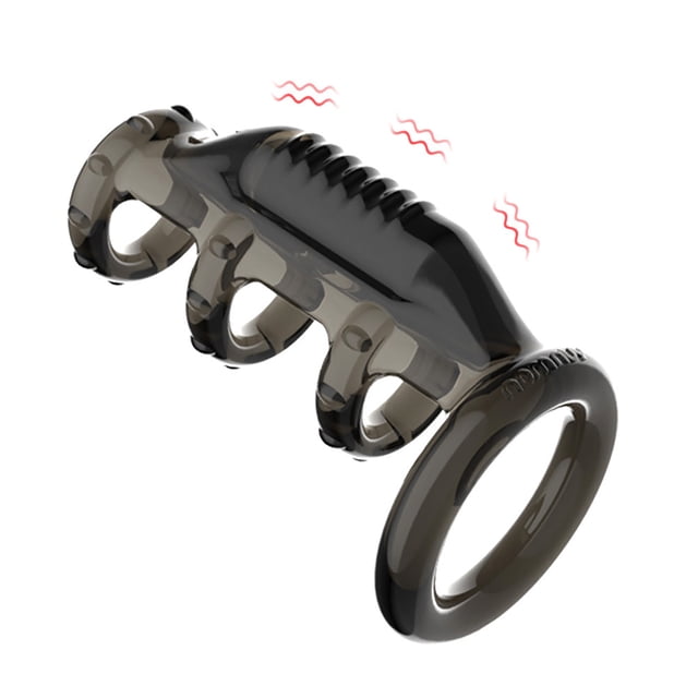 Anillo de eyaculación retardada, Anillo de eyaculación retardante de pene masculino con retardo de vibración penial para hombres Anillo de eyaculación retardante masculino Resultados impresionantes