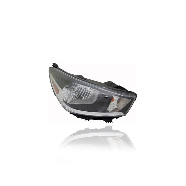 Headlight Assembly - Compatible/Replacement for '18-22 Kia Rio/Rio5-Sedan/Hatchb LX/S/EX-Only - Halogen - Right Hand - Passenger - 92102H9000