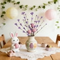 thumbnail image 4 of Spring Clearance! YZEGDCH Easter Picks Artificial Plant Decor Spring Easter Basket Bouquets Floral Arrangement Centerpiece Wreath, 4 of 6