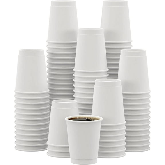 Medd Max Disposable Double Wall Paper Cup, 8 Oz, 500/Case