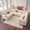 Beige, variant on Modular Sectional Sofa,Modern Chenille U Shaped Cloud Couches,Deep Seat Sofa,Convertible L Shaped Corner Couches for Living Room, Apartment,Office,8 Seat,Gray