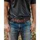 thumbnail image 5 of Cinturón de cuero de plena flor para hombre CHAOREN Work Heavy Duty Brown, 5 of 7