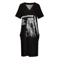 thumbnail image 4 of Halloween Myers Loose Pocket Dress dresses women summer 2025 beach dress, 4 of 7