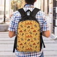 thumbnail image 2 of Ratiio Brave Cowboys Print Backpack with Padded 15-inch Laptop Sleeve- Spacious and Durable Daypack for Work and Travel, 2 of 5