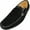 Black, variant on Masimo Mens Suede Driving Moccasins Adult Male Slip on Dress Shoes Grey 7.5